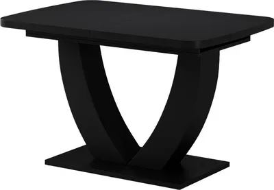 Produktbild von Esstisch Vicco Fenaro Schwarz 120 x 80 cm ausziehbar, Model 58034
