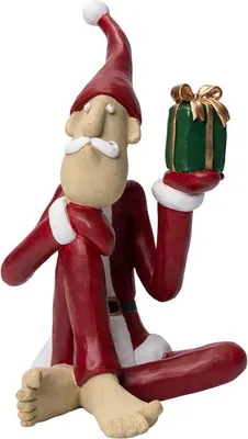 Immagine prodotto di Nääsgränsgården - Santa Ove con regalo verde, altezza: 18,6 cm