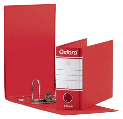 Image de Esselte Oxford classeur à anneaux Rouge