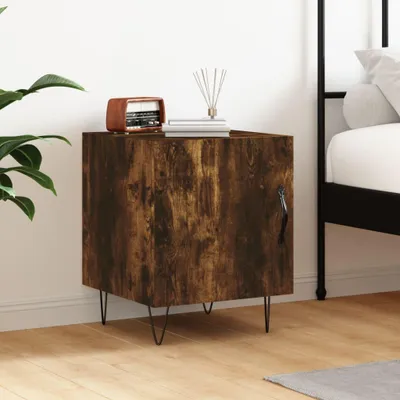 Obrázek produktu pro vidaXL Noční stolek Smoked Oak 40x40x50 cm výrobek ze dřeva