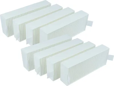 Produktbild von vhbw 8x Filter kompatibel mit Siemens ED707FQ25E/03, ED707FQ25E/02, ED707FQ25E/01, ED707FQ25E/35, ED707FQ25E/20 Dunstabzugshaube, Filterpapier