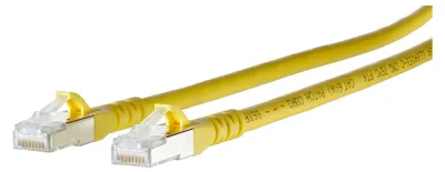 Obrázek produktu pro METZ CONNECT 1308452077-E, 2 m, Cat6a, S/FTP (S-STP), RJ-45, RJ-45, Žlutá