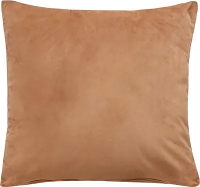 Produktbild von Sofakissen mit Füllung »Milano« HxB 45x45 cm Sand Dekokissen mit Komfort-Samt-Bezug und Reißverschluß mit Füllkissen Extra Weich Couchkissen, 203572