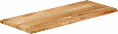 Produktbild von vidaXL Tischplatte mit Baumkante 140x60x2,5 cm Massivholz Mango
