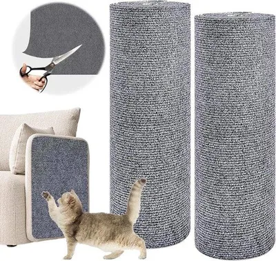 Productafbeelding van Famanu Krabmat, 2 stuks - 100 x 30 cm - Beschermt tegen krassen - Zelfklevend - Kan worden bijgesneden