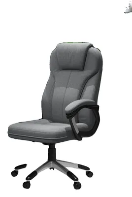 Obrázek produktu pro Kancelářská židle, výškově nastavitelná 45–56 cm, rozměry 66 x 75 x 110–120 cm, čalouněná područky, funkce naklonění, otočná základna