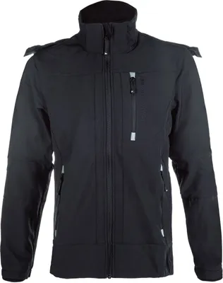 Zdjęcie produktu dla Kurtka softshellowa HKM – sportowa – męska, kolor: 9100 czarny, rozmiar: XL