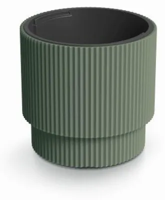 Immagine prodotto di Vaso per fiori 30 x 29 cm - Vaso per piante 17L con vaso interno 10L - Vaso per piante in plastica - per interni ed esterni - Verde