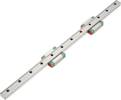 Image de 1pc 300mm MGN12 Miniature Linear Rail Guide Rail 12mm Width 2pcs MGN12B Slide Blocks