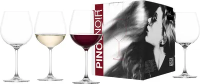 Image de Eisch Vorteilset 2 Stück 4 Burgundergläser 550/11 im Geschenkkarton VINEZZA 25505011 und Geschenk + Spende