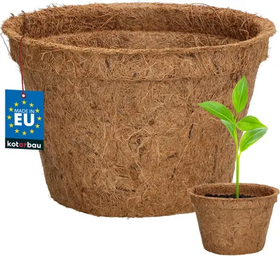 Zdjęcie produktu dla Doniczka KOTARBAU® Doniczka z wlókna kokosowego 18 x 11,5 cm