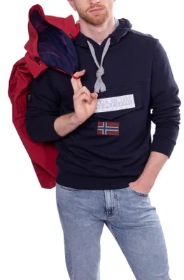 Immagine prodotto di NAPAPIJRI - Felpa Burgee uomo con cappuccio - Taglia S