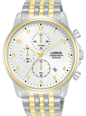 Produktbild von Herrenuhr Quarz Analog Chronograph 10 ATM Wasserdicht 20 mm Gehäuse Rm338Jx9