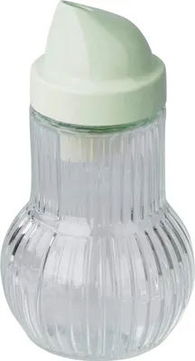 Produktbild von Fackelmann Zuckerdosierer 160 ml ECO, umweltfreundlicher Zuckerstreuer für exaktes Dosieren, nachhaltiger Dosierer, praktischer Streuer aus Glas (Farbe: Mintgrün)