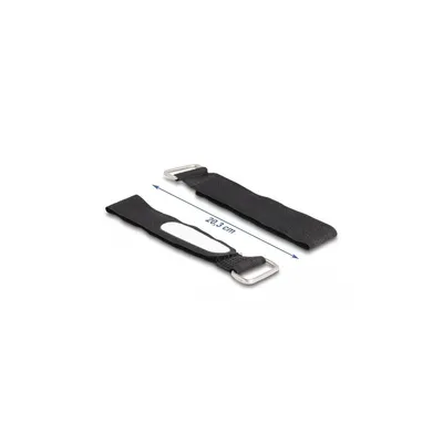 Produktbild von DELOCK Klettkabelbinder mit Schlaufe L 203 x B 20 mm schwarz