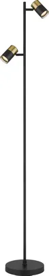 Immagine prodotto di Globo Lighting|Lampada da terra in metallo nero opaco, 2x GU10 LED