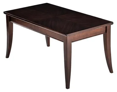 Obrázok produktu pre Klasický obdĺžnikový konferenčný stolík s elegantnou drevenou kresbou