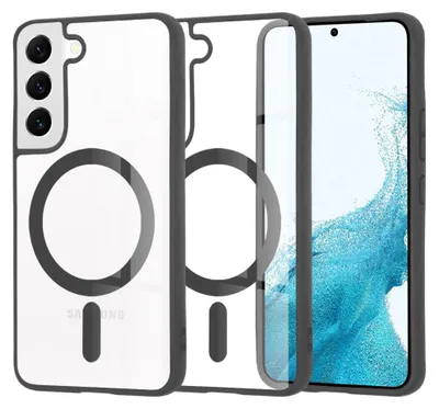 Produktbild von Techsuit MagSafe Pro Back Cover Hülle für Samsung Galaxy S22 - Schwarz