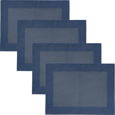 Produktbild von Erwin Müller Tischset Lissabon" 4er-Pack blau 33x45 cm"