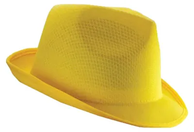 Produktbild von L-Merch - "Promo Maffia" Trilby-Hut LT3367 (Einheitsgröße) (Gelb)