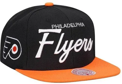 Produktbild von Philadelphia Flyers Vintage-Logo-Baseballkappe, schwarz, Einheitsgröße