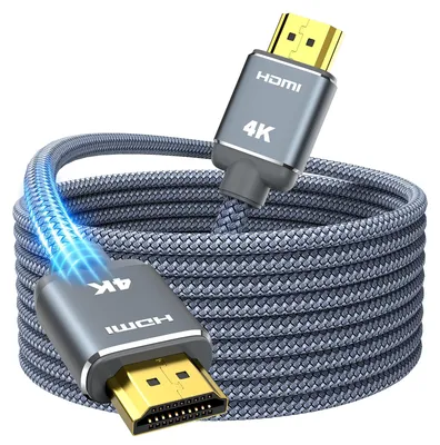 Obrázok produktu pre HDMI kábel, 4K, 6 metrov, s Ethernetom, podporuje 4K, video 2160p, 1080p, 3D