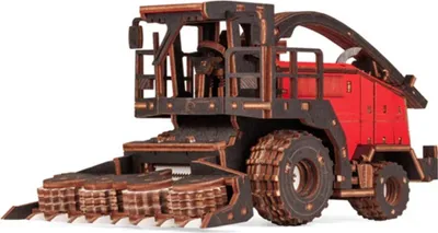 Zdjęcie produktu dla Puzzle 3D, kombajn FS80 PRO kolorowy, EWA, drewno, 181 elementów