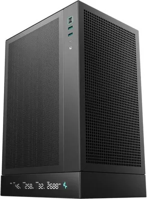 Obrázok produktu pre Skriňa, DEEPCOOL CH170 Digital, Mini-Tower, M-ITX, čierna, bočná časť z tvrdeného skla