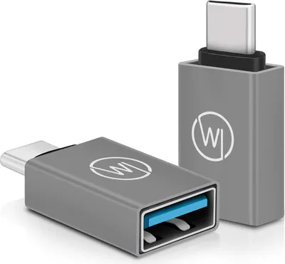 Produktbild von Wicked Chili USB C Adapter auf USB 3.0 (2 Stück) für iPad Pro 2020 11, 12,9 Zoll, iPad Air 2020, MacBook Air 2020/2019, MacBook Pro 2019/2017, Samsung Galaxy S20 Ultra, Surface Duo Typ C Adapter