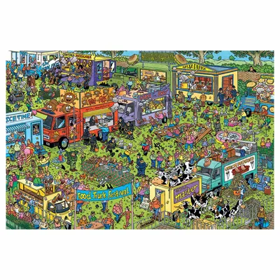 Produktbild von Jan van Haasteren - Food Truck Festival - 1500 Teile, 1500 Stück(e), Comics, 12 Jahr(e)