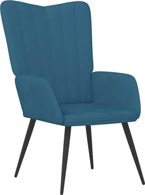 Zdjęcie produktu dla VidaXL 327687, Aksamit, Niebieski, Pianka, 610 mm, 700 mm, 965 mm