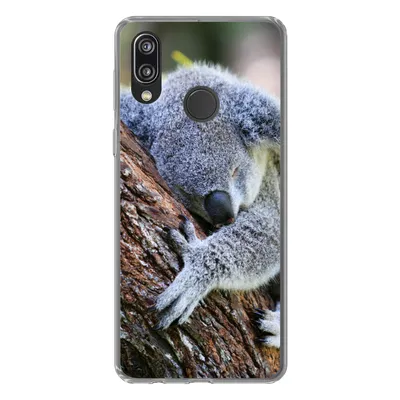 Produktbild von MuchoWow® Handyhülle Schutzhülle Hülle für Huawei P20 Lite (2020) Koala - Baum - Schlaf - Kinder - Jungen - Mädchen Silikon Softcase Handy Hülle - Kartenhalter