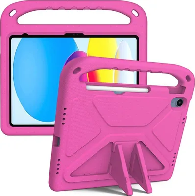 Produktbild von iPad (2025) / iPad 10.9 (2022) Hülle - Stoßfeste Kinderhülle - Rosa
