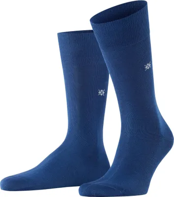 Produktbild von Burlington Herren Socken - DUBLIN, Kurzstrumpf, Logo, One Size, einfarbig Blau (Night blue) 40-46