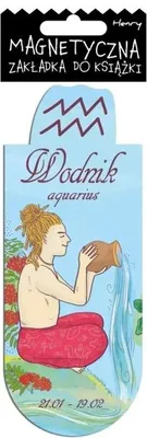 Image de Marque-page magnétique ovale "Aquarius" - Henry