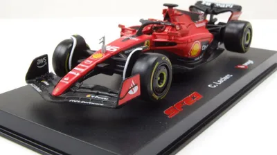 Produktbild von Bburago 18-36835L - Modellauto - F1 Ferrari SF-23 #16 Leclerc (mit Helm, Maßstab 1:43) Formel 1