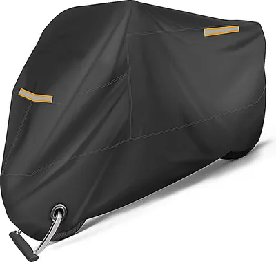 Produktbild von STILVORA Schutzplane Wasserdichte, Motorradabdeckung, Outdoor E-Bike Schutz, Sonnenschutz, Elektroroller Abdeckung, Fahrradabdeckung, wetterfest & robust, xxl