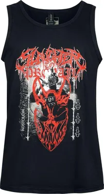 Produktbild von Slaughter To Prevail Tank-Top Herren Red Mask Kostolom schwarz S