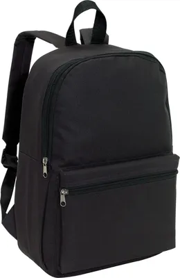 Produktbild von Rucksäcke klein Schwarz 30x10,5x39,5 cm – Mini Rucksack mit gepolsterte Schultergurte für Damen Reißverschluss-Hauptfach