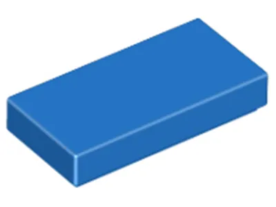 Produktbild von Lego® 1x2 Fliesen 3069 - 100 Stück Blau