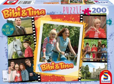 Produktbild von Schmidt Spiele Kinderpuzzle Bibi & Tina- jetzt in Serie 200 Teile 56366
