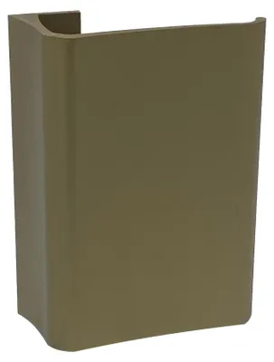 Image de Poignée de tirage en aluminium pour portes H 150mm anodisé Bronze satiné- lot de 6 Bouton