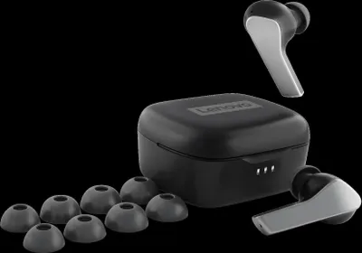 Produktbild von Lenovo Smart Wireless Earbuds, Kabellos, Musik/Alltag, Kopfhörer, Schwarz