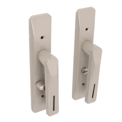 Imagen del producto de Cerradura para manija de puerta, cerraduras para manijas de puerta de hogar, cerradura para manija de baño, manija de puerta con palanca, cerraduras para manijas de puerta rectangulares, cerradura para manija de puerta interior de avión