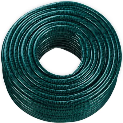 Produktbild von Relaxdays Gartenschlauch 70 m, universeller Wasserschlauch, 1/2 Zoll, Beete & Rasen Bewässerung, Kunststoff, dunkelgrün