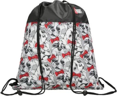 Produktbild von ST.RIGHT Turnbeutel Sportbeutel Rucksack Tasche LOVELY PETS HUNDE leicht grau Kinder Mädchen