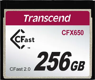 Immagine prodotto di Transcend CFast 2.0 CFX650 - Scheda di memoria flash - 256 GB - CFast 2.0
