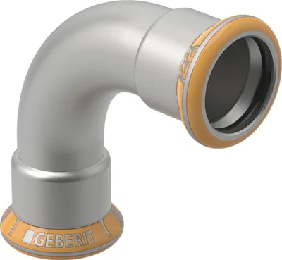 Produktbild von Geberit GE Mapress Therm, Bogen 90°, d15mm, NPW, 1 Stk.