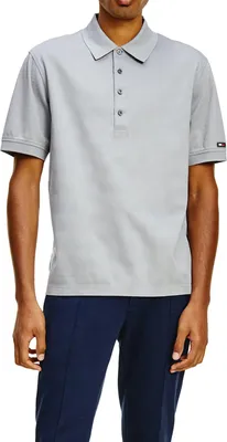 Produktbild von Tommy Hilfiger Herren Poloshirt ELEVATED WARP STRIPE MW0MW19114-PJQ Hellgrau (S)