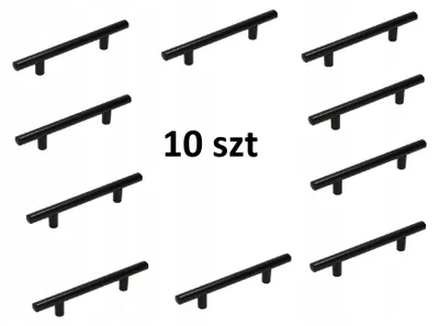 Image de Lot 10 Poignées Reling Loft Noir Mat Gamet Métal